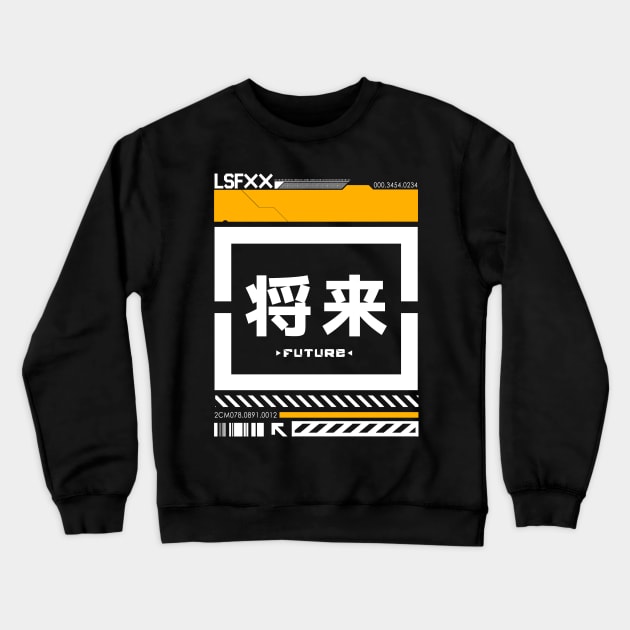 Techno future Crewneck Sweatshirt by Kiboune